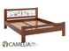 Ліжко полуторне Camelia Жасмін 140х190 см сосна колір: Венге (олія)