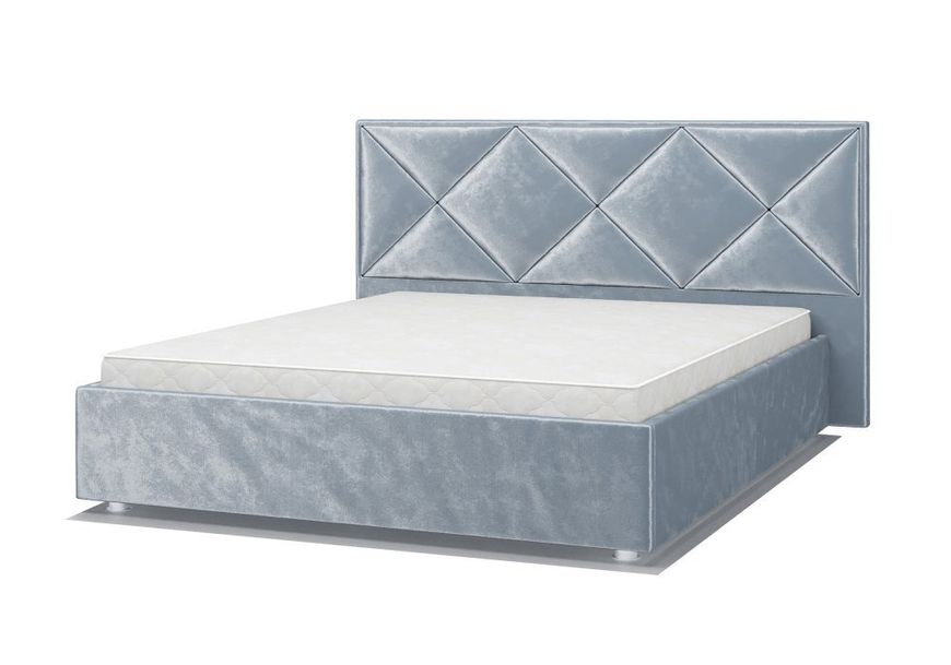 Ліжко-подіум Кристалл 180x200, тканина кетегорії А, ніжки дерев'яні h-150