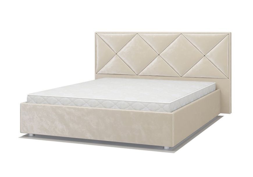 Ліжко-подіум Кристалл 140x200, тканина кетегорії А, ніжки дерев'яні h-150