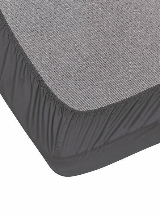 Простынь на резинке Good-Dream сатин Grey 150х200 см