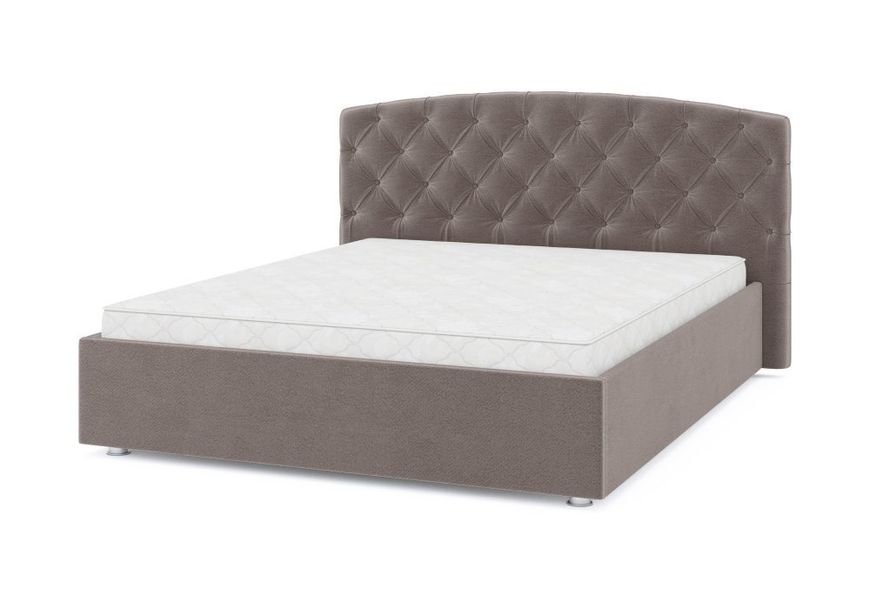 Ліжко-подіум Ненсі 160x200 тканина кетегорії А, ніжки хром h-40