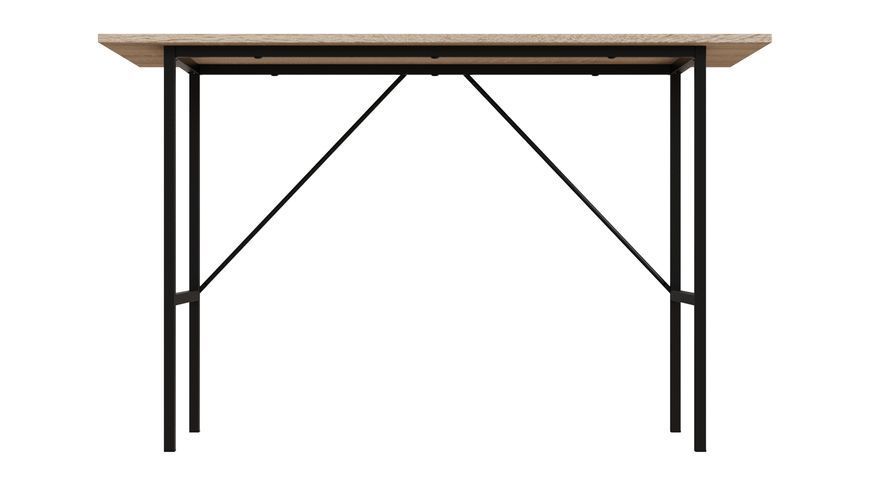 Стіл письмовий TIME Тайм Ferrum-decor 750x1200x600 Чорний метал ДСП Дуб Сонома 16 мм (TIME125)