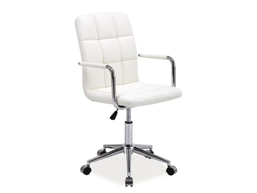 Кресло поворотное Q-022 белое