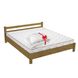 Комплект ліжко дерев'яне FWOOD Майя колір Дуб Горіх + матрац Orange Handy Lite 160x200