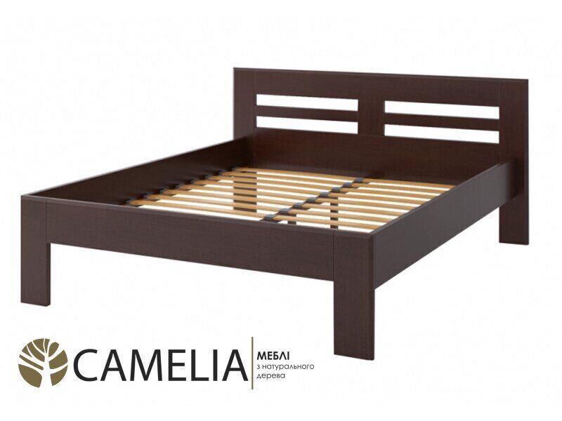 Ліжко двоспальне Camelia Ноліна 160х190 см бук колір: Білений (олія)