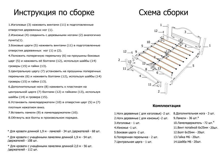 Кровать Диана на деревянных ногах