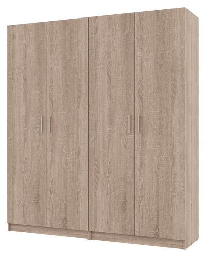 Шкаф для одежды Doros комплект Промо 2+2 ДСП Дуб сонома 180х48х204