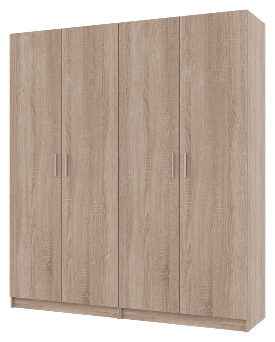 Шкаф для одежды Doros комплект Промо 2+2 ДСП Дуб сонома 180х48х204