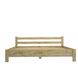 Комплект ліжко дерев'яне FWOOD Майя колір Дуб Вибілений + матрац Orange Handy Lite 140x200