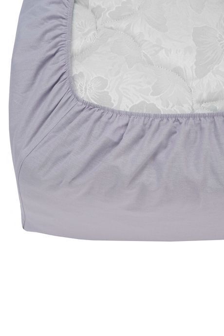 Простирадло на гумці Good-Dream Бязь Premium Light Grey 200х200 см