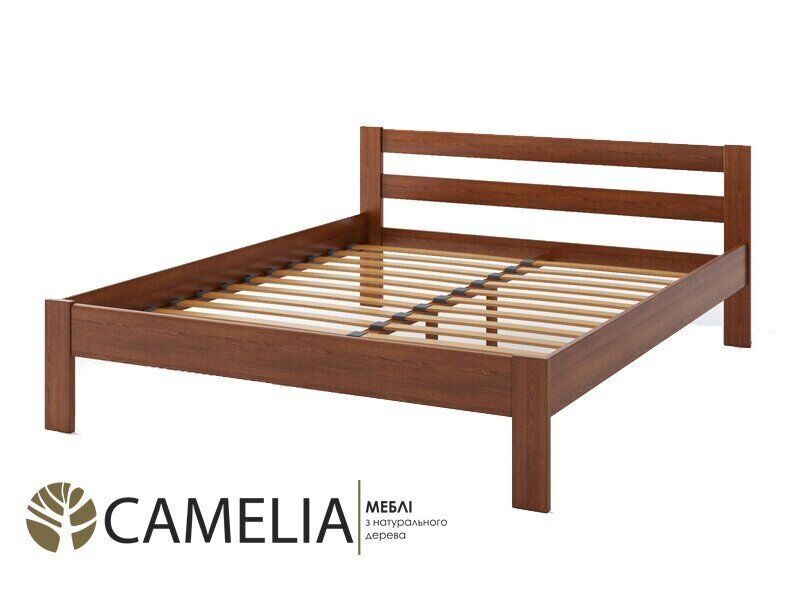 Кровать односпальная Camelia Альпина 90х200 см бук цвет: Беленый (масло)