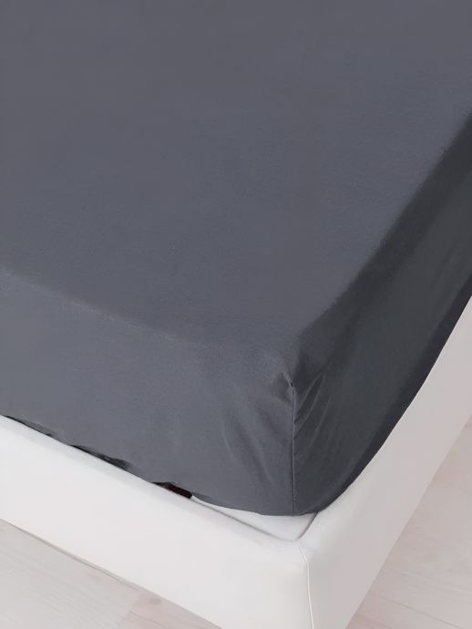 Простынь на резинке Good-Dream microfiber Grey 180х200 см